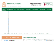 Tablet Screenshot of fredhunters.com
